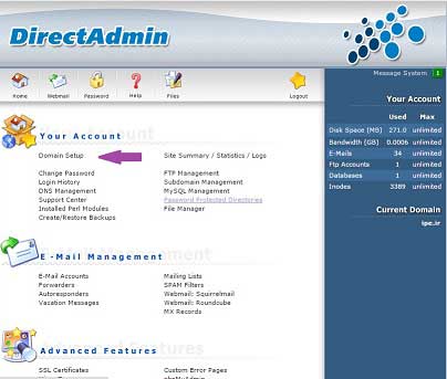 Domain Setup