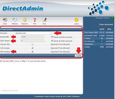 Domain Setup 
