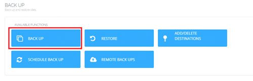 Create a backup