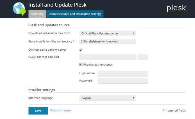 Updates source and installation Setting