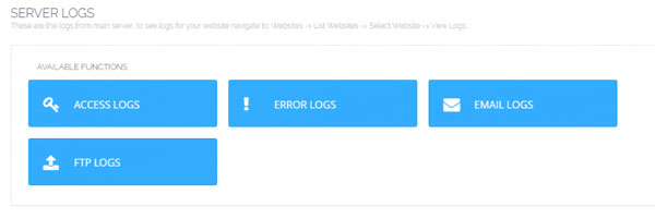 Access logs on CyberPanel