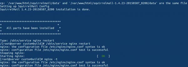 Nginx installation