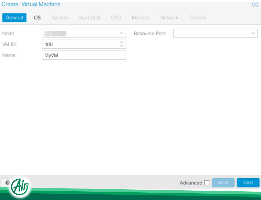 VM on proxmox