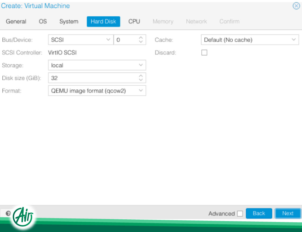 VM on proxmox