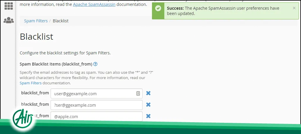 Emails in cPanel